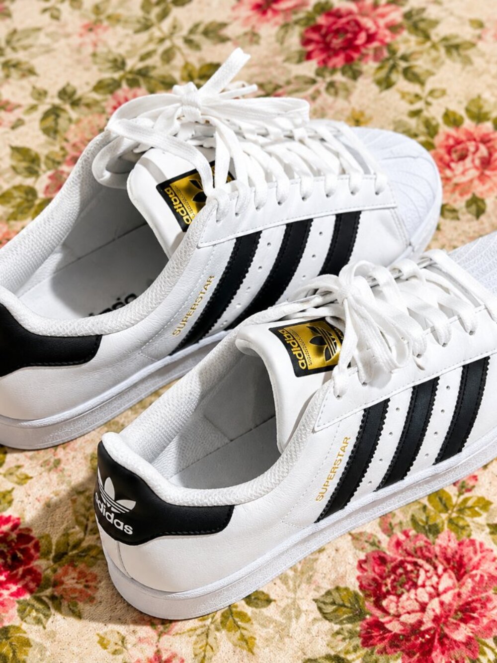 adidas Superstar Men's Size 11 White Black Sneakers New Never Worn